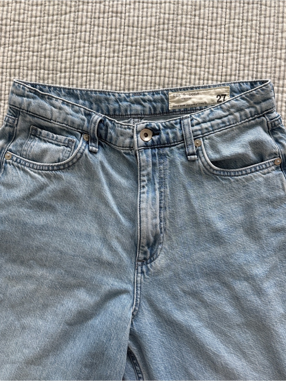 Rag & Bone Annie High Waist Crop Jeans - Picture 5 of 6